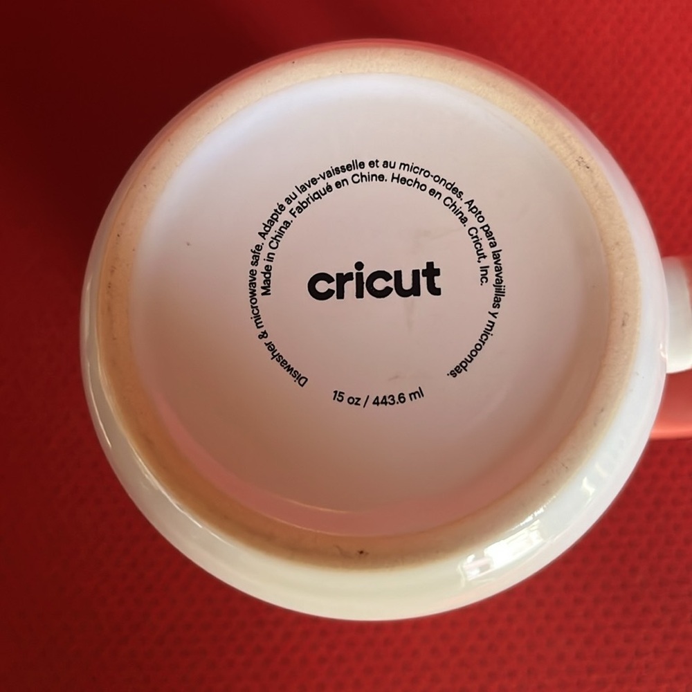 Christine Name Mug Off-White, Mauve 15 FL OZ Cricut - Picture 6 of 8